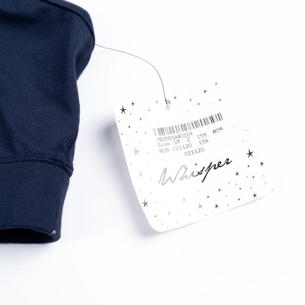 NEW WHISPER Anna Bra Marine Navy sports bra